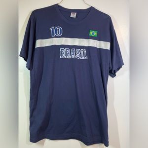 Vintage Pele Brasil Soccer shirt